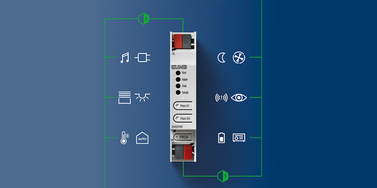 KNX Bereichs- und Linienkoppler bei Elektro Deliano in Lichtenhaag